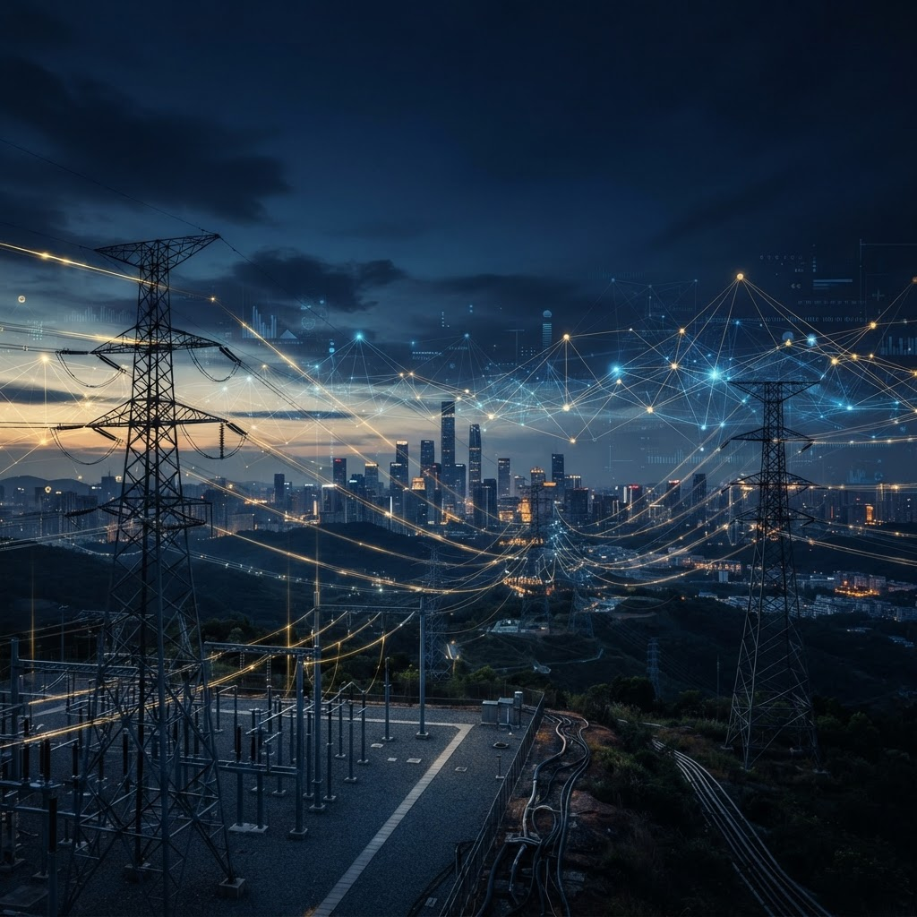 Energy transmission infrastructure merging with digital banking networks